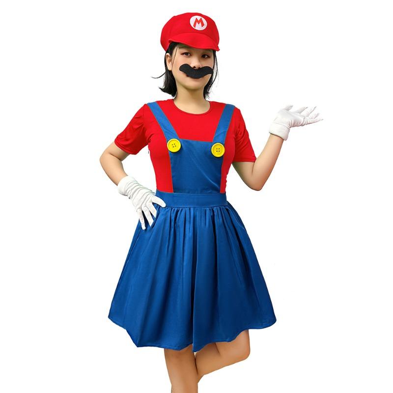 Halloween Kostüm Super Marie Opeki Prinzessinnenkleid Cosplay Spiel Uniform Partner Outfit