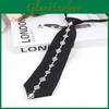 Womens Geometric Polyester Tie With Arrow Shape For Casual Office Wear