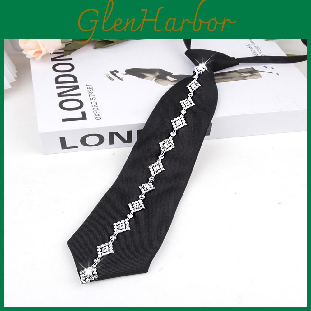 Womens Geometric Polyester Tie With Arrow Shape For Casual Office Wear