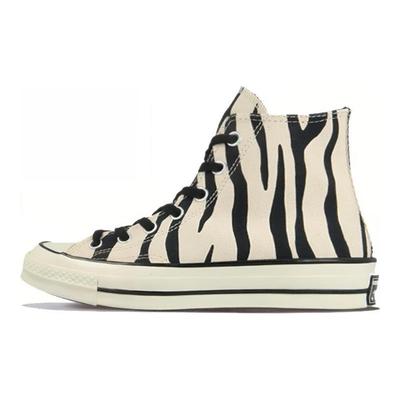 Chuck Taylor All Star 1970s Comfortable Round Toe High Top Canvas Unisex Black & White