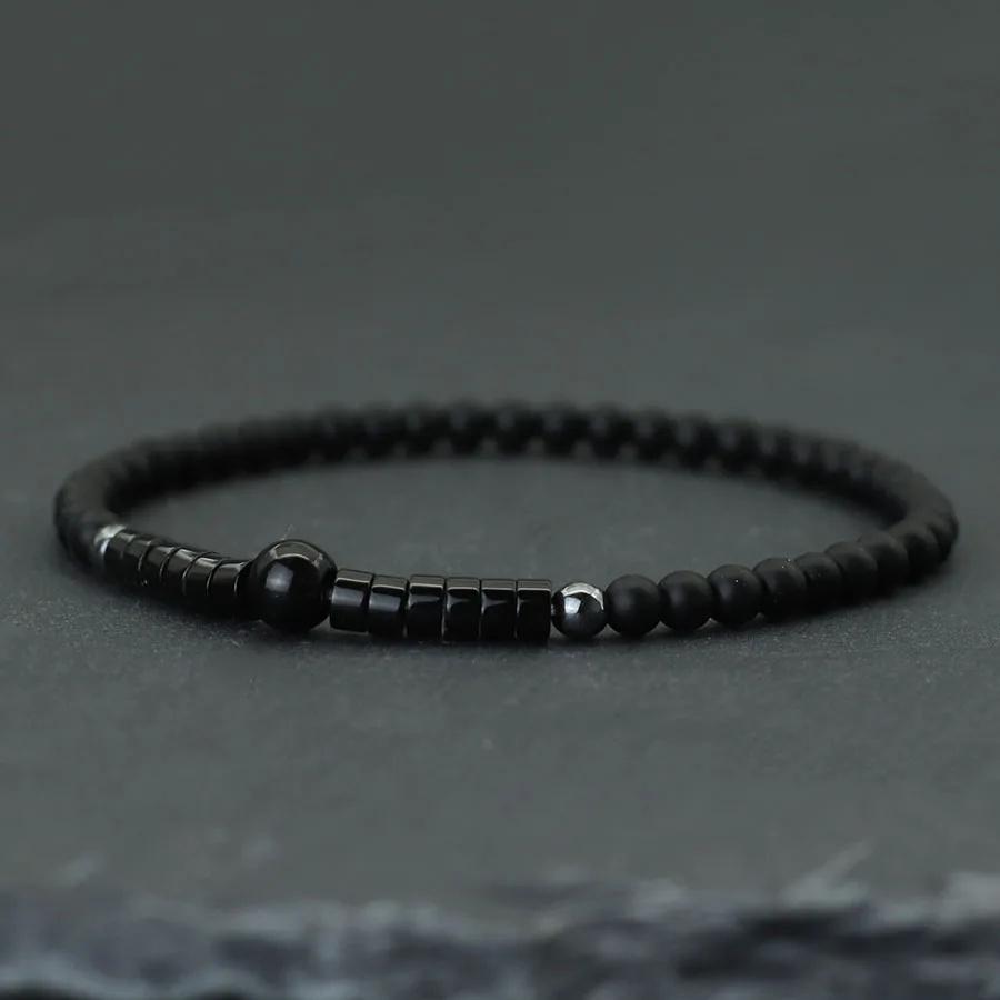 Bohemia Emperor Stone Bracelet Unisex 4mm Small Beads Braslet Gemstone Stretch Beaded Braclet Leisure Pulseira Accessories Joias