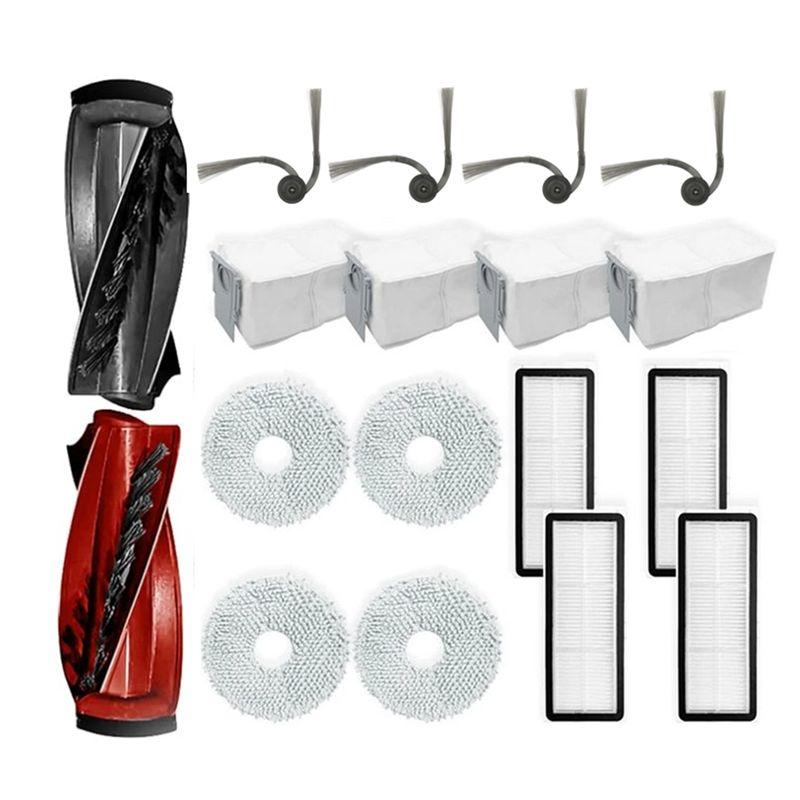 

AEE4-Replacement Parts Compatible For Roborock Qrevo Curve/P20 Pro Robot Vacuum Parts,Main Brush Set Dust Bags,HEPA Filters