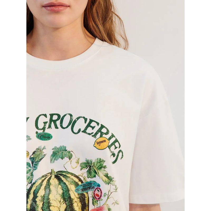 Western Style New Fashion Casual Loose Print Round Neck Short Sleeve T-shirt Top Printed T-shirt Top