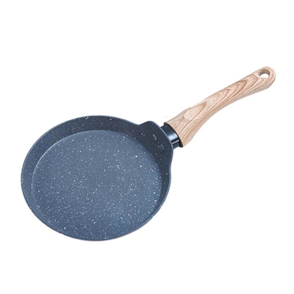Padella antigraffio con rivestimento in pietra Maifan, per cucinare la colazione, antiaderente, utensile da cucina, grigio S