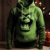Graphic Elf Men's Fashion 3D Print Hoodie Sports Outdoor Holiday Hoodies Long Sleeve Hooded Print Front Pocket Hoodie Sweatshirt