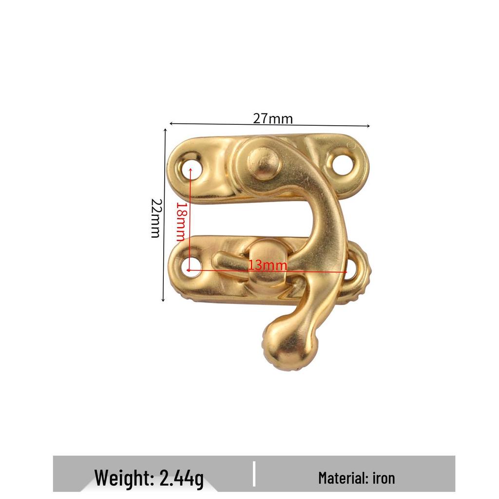 New Chinese Style Tin Box Clasp, Buckle & Hook for Wine or Gift Boxes