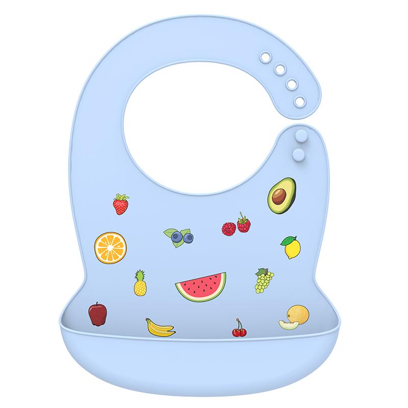 Babero de silicona para bebé, Baberos impermeables con forma de plátano para Saliva, delantales comestibles suaves para alimentación de recién nacidos con dibujos animados, bufanda para eructar ajustable para bebé