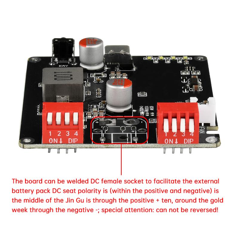 IP2366 PD3.1 140W Bidirectional Charger Converter 2S 3S 4S 5S 6S Lithium Battery Charging Li-ion Lifepo4 BMS Charger USB TO DC
