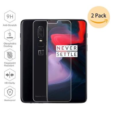 Screen Protector - IJIA - OnePlus 6 - Tempered Glass - Shatterproof - Scratch Resistant