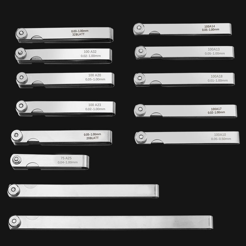 Set Eleron din Oțel Inoxidabil de Înaltă Precizie (0.01-1mm) Metric/Imperial