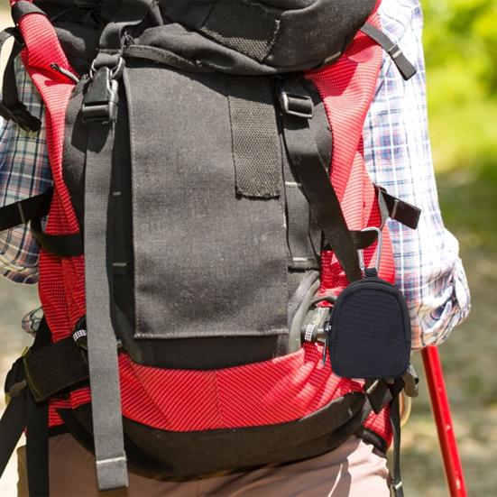 Fanny Pack Waterproof Oxford Cloth Portable Coin Purse Keychain Wallet Headset Case Camouflage Print Storage Waist Bag