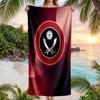 Asciugamano da Spiaggia Sheffield United Football Morbido Microfibra Asciugamano Estivo Asciugatura Rapida Assorbente per Spiaggia Piscina Viaggio