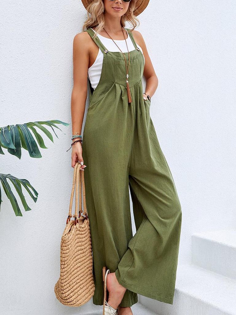 Frühjahr-Sommer 2026 Damen-Jumpsuits & Overalls Kollektion mit weitem Bein