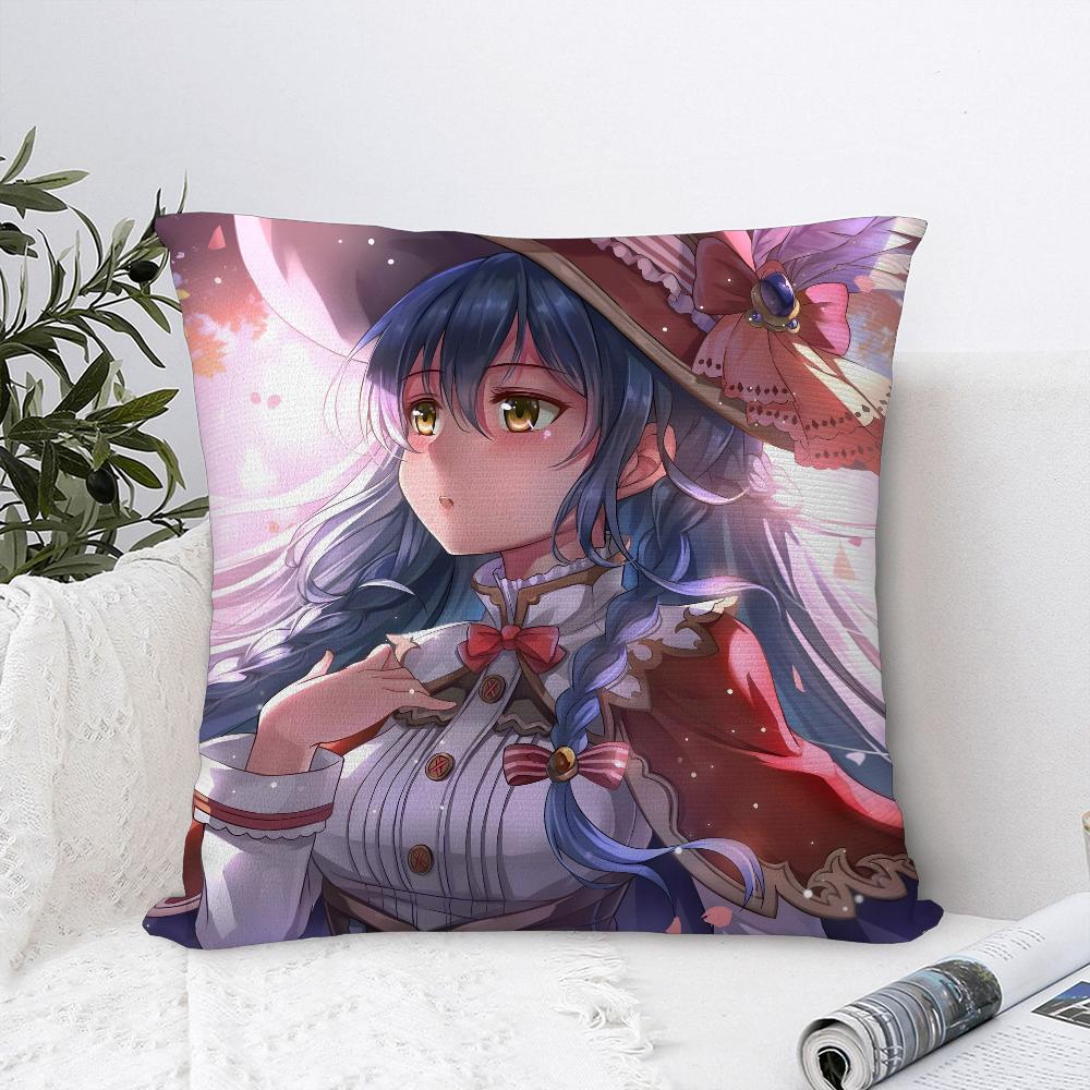 Anime L-Love Live! Pillow Case Sofa Decorative Home Double-sided Print Plush Square Throw Pillow Covers Cushion Decor Cover