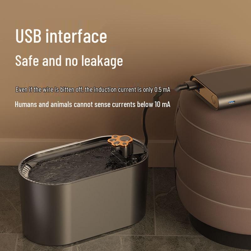 Smart Automatic Pet Water Fountain for Cats and Dogs