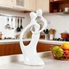 Home Decors Modern Abstract Art Kissings Lover Statue Table Decorations for Dining Room Living Room Office Centerpieces