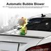 Sunflower Bubble Machine for Car Automatic Bubble Blower with Remote Control Fun Swing Dance Bubble Maker with Colorful Lighting for Parties Events