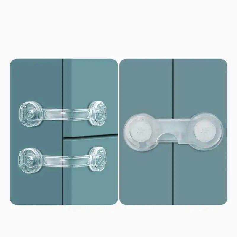 5ks dětská pojistka zásuvky proti otevírání průhledný zámek dveří lednice multifunkční ochranná bezpečnostní západka