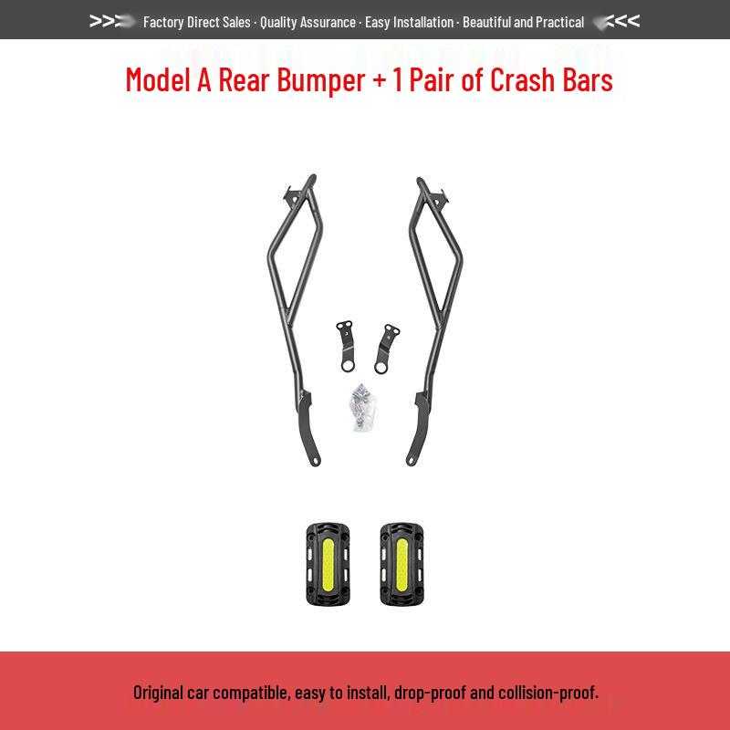 Compatible Accessories for Honda NS150XC: Front & Rear Bumpers, Exhaust & Radiator Covers