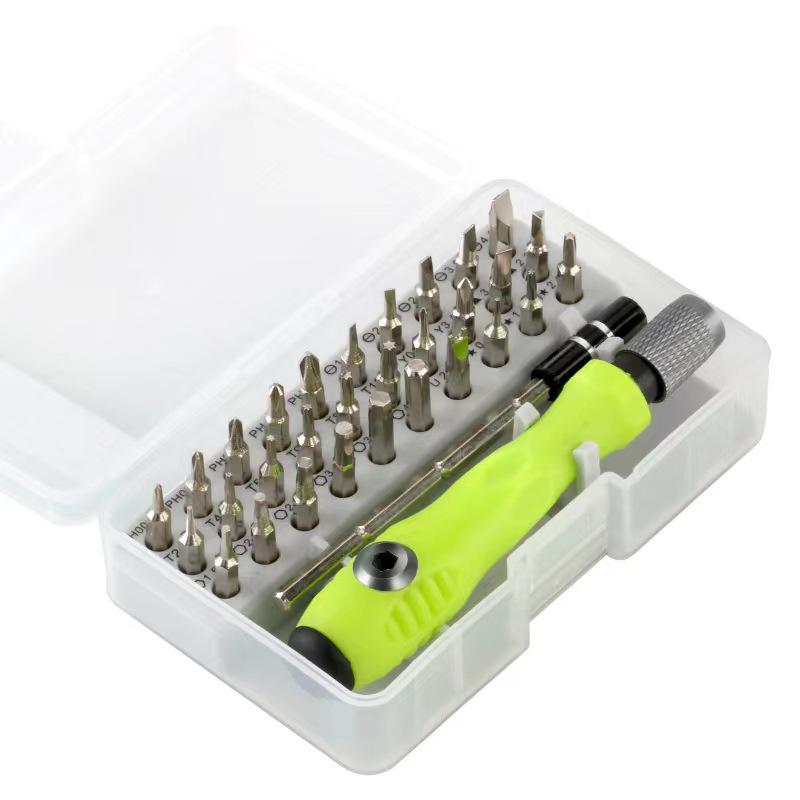 32-in-1 Multifunctional Screwdriver Set for Mobile Phone Repair with Phillips Head and CRV