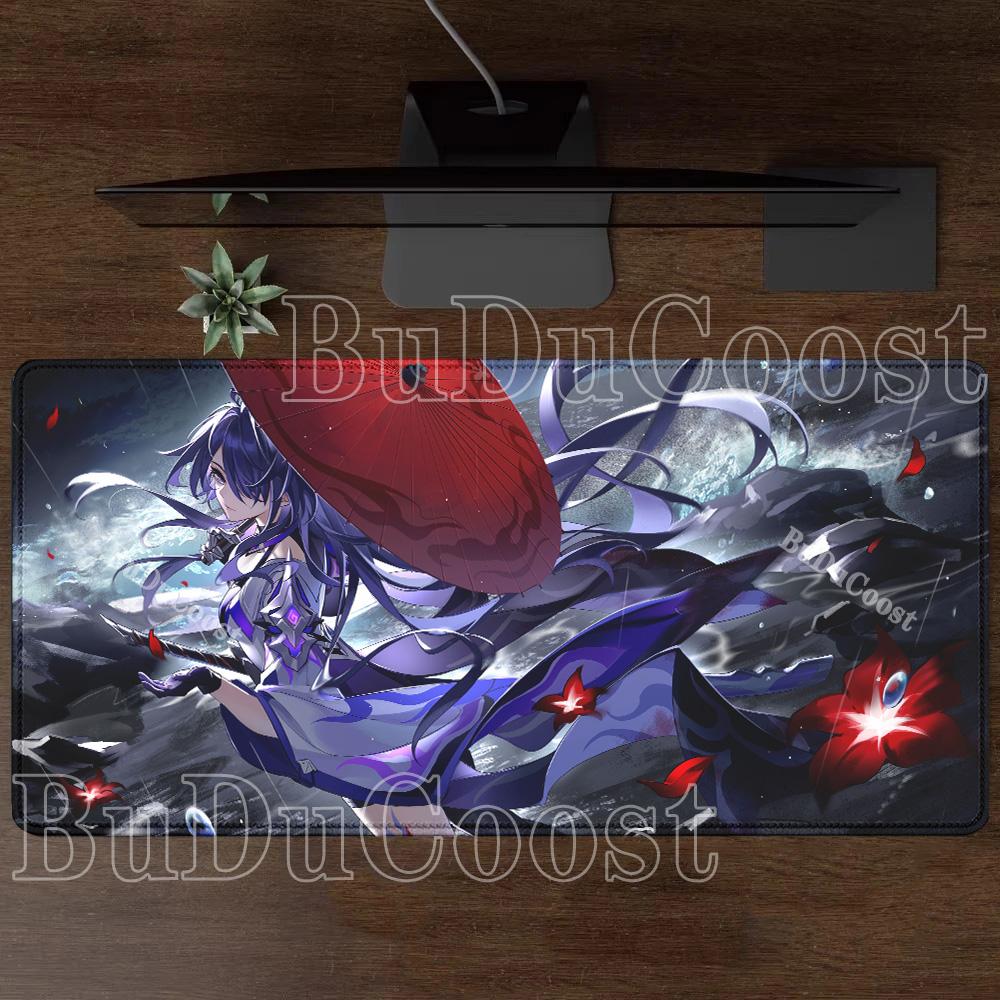 Honkai Star Rail HSR Acheron Mouse Pad Rug HD Printing Desk Mat Anime Cute Girl Gaming Office Keyboard Anime Large Game Mousepad