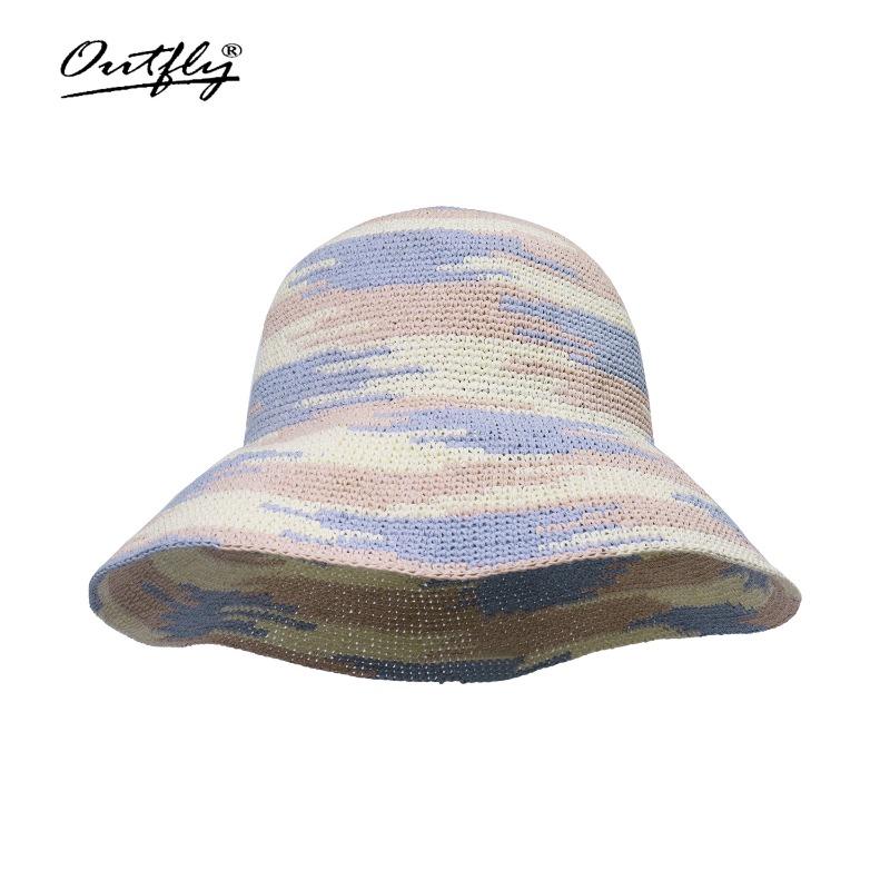 

Дофамин постепенное изменение плетеная соломенная шляпа женская приморская с большими полями летняя соломенная шляпа милая солнцезащитная шляпа ручной работы M（55-58cm）