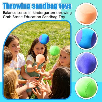 Soft Foam Throwing Ball for Kids Balance Training Sensory Coordination Toy for Preschool Home Use Indoor Outdoor Play Equipment