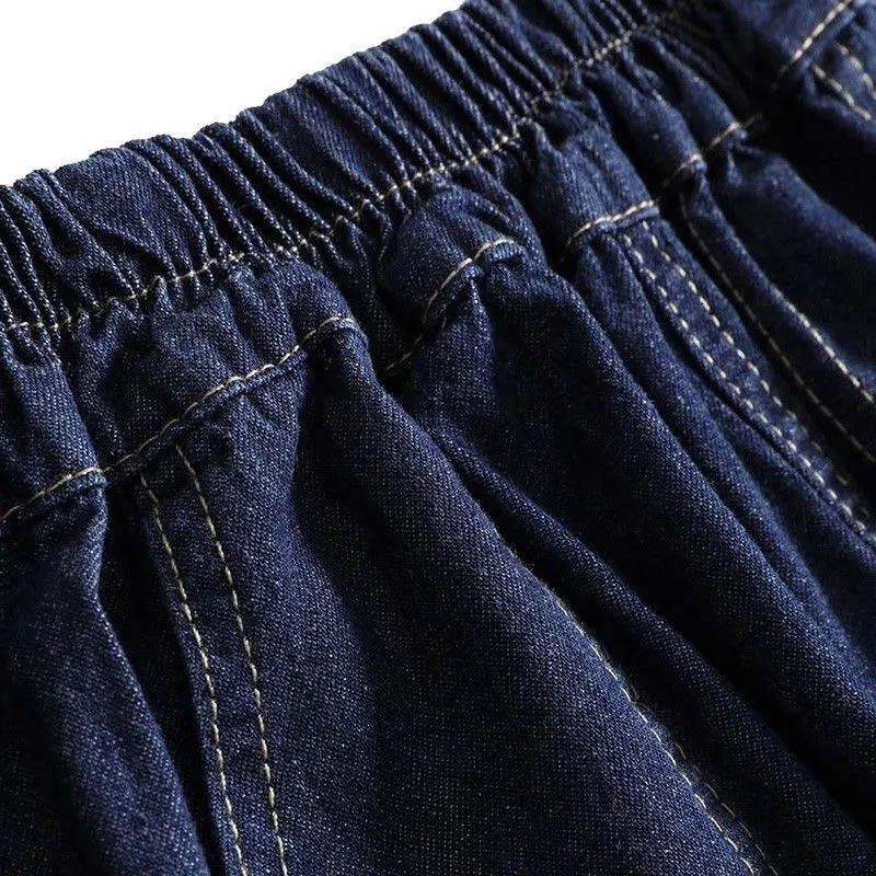 Shorts Jeans Women Cotton Summer Jeans Vintage Loose Large Size High Waist Casual Denim Wide Leg Pants