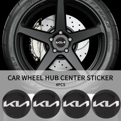 4balení 56mm Samolepky na kola auta Pro Sportage Ceed Picanto Rio ProCeed Niro 5 3 4 K7 K5 K8 K3 Ray K9