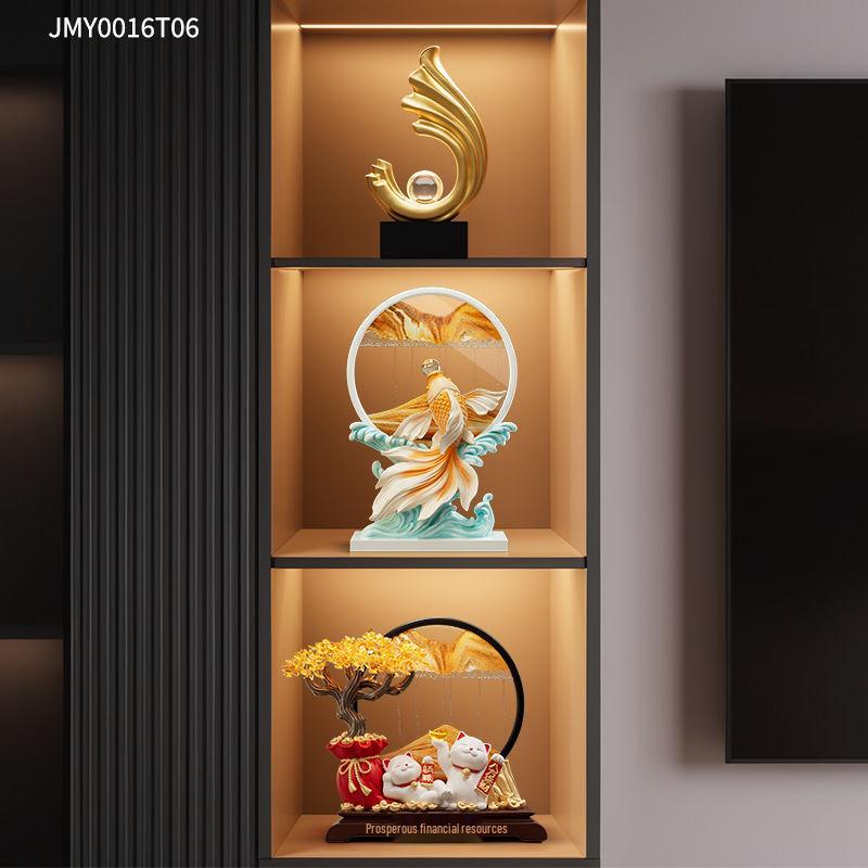 2025 Year of the Snake Luxurious Resin Hourglass Decompression Gift - Creative Quicksand Painting Ornament for Office