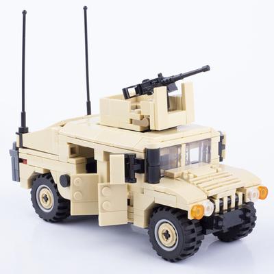 Vojenské Stavebnice Figurka Amerických Vojáků Vozidlo Nářadí Obrněný Vůz M1151 Příslušenství ke Zbraním Armádní Kostky Dárky Hračky Děti M020