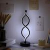 1Pc Creative Figure-eight Desk Lamp USB Three-tone Light Bedroom Desk Lamp