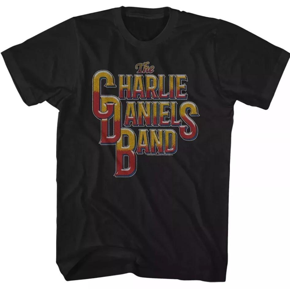 The Charlie Daniels Band Vintage Red Yellow Logo T-shirt size S-5XL XL