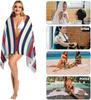 1PC Beach Towel Stripe Pattern for Family Friends Gifts Towel Quick-Dry Beach Towel For Yoga Tourism Beach GYM Camping Swimming