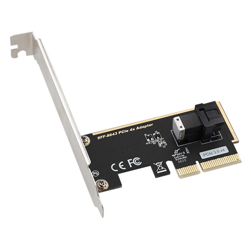 

TXB123 Driver Free PICE3.0x4 U2 2.5in Nvme U.2 PCIE 3.0 to SFF8643 Adapter Card As Shown A