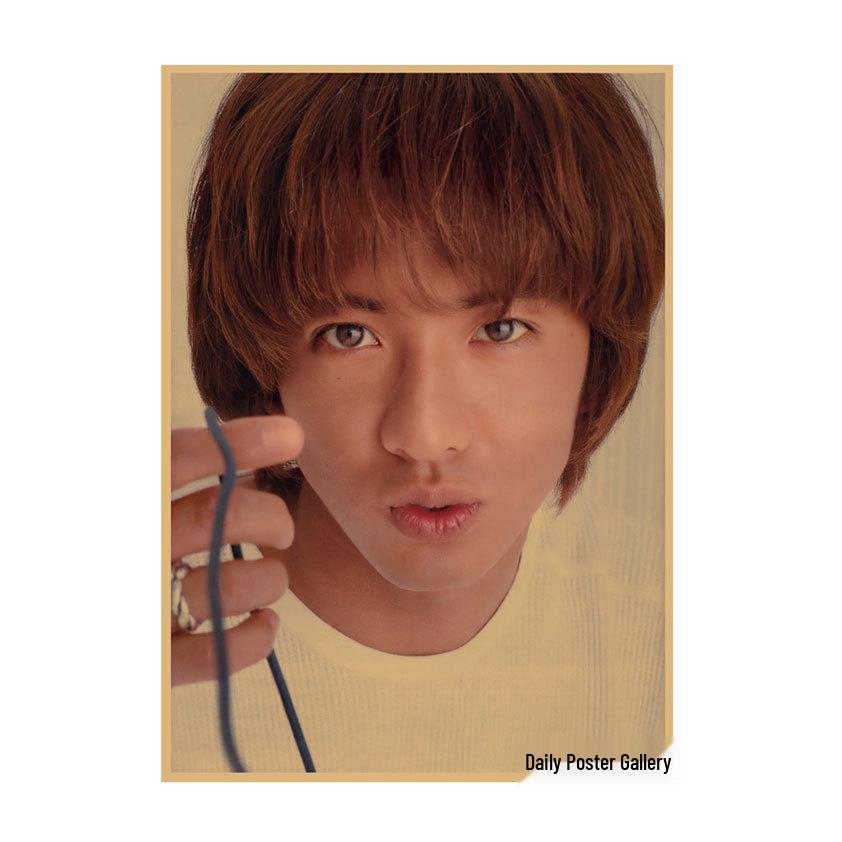 Takuya Kimura Japanese Star Kraft Paper Poster Decor for Dorm, Bar, or Cafe - 585