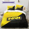 Natus Vincure Pattern Bedding Set Quilt Cover Pillowcase Home Decor Gift (1 * Duvet Cover + 2 * Pillowcase, Without Core)
