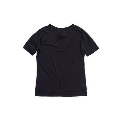 Yoga Short Sleeve T-Shirt Women Tops Black CJ9327-010