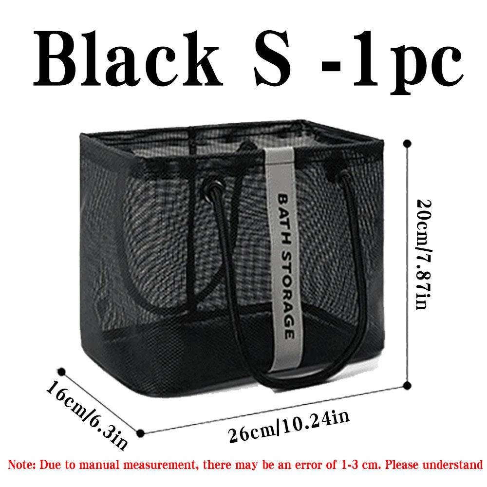 Mesh Shower Bag, Travel Beach Bathtub Organizer, Men's And Women's Fitness And Yoga Toiletry Bags, Holiday Laundry Basket, Bath