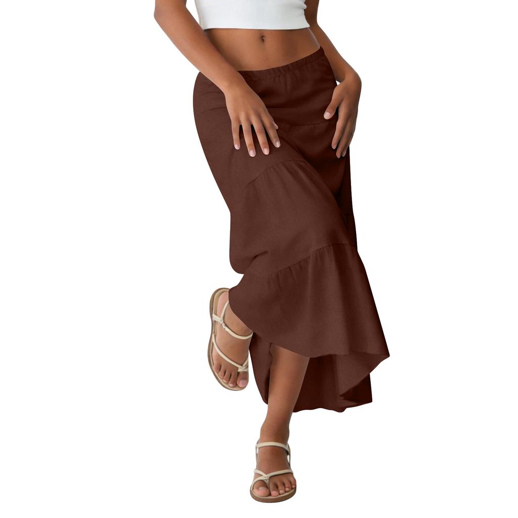 Moda Casual da Donna - Gonna Midi Colorata