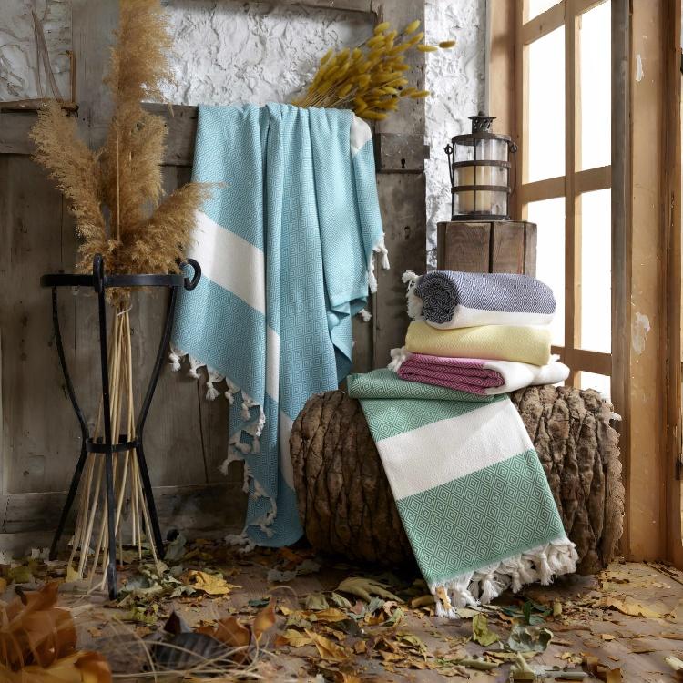 Premium Customized Turkish Fouta Bath Towel - Lightweight Sand Free Cotton Hamam Beach Towel