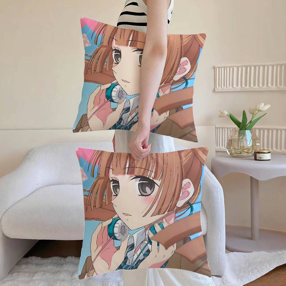 N-Nino Arisugawa Pillow Case Anti-dustmite Pillowcase Invisible zipper silky Sofa cushion cover