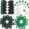 10 Stück PU-Leder Eisen und Wedges Golfschlägerkopfhülle Golf Eisen Headcover Schutzhülle zum Schutz Ihrer Golfschläger