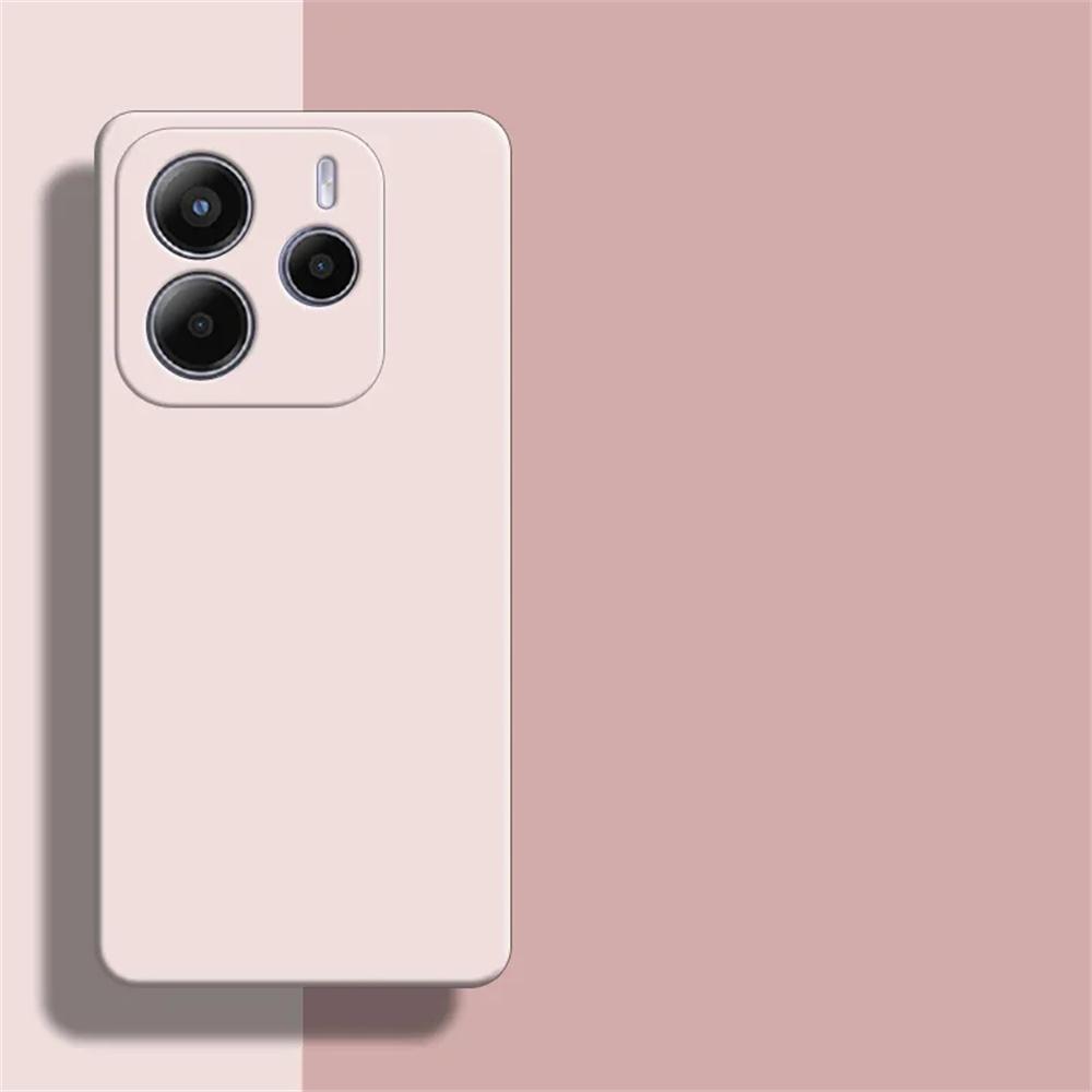 Redmi Note 14 5G Cover Funda Coque Soft Original Liquid Silicone Simple Caover for Redmi Note 14 For Redmi Note 14 5G Case