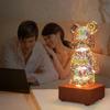 3D Iridescent Little Bear Desk Lamp - Creative Atmosphere and Holiday Gift Decorative Light