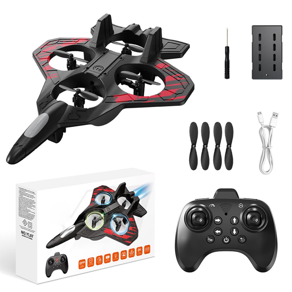 2.4G RC Plane, EPP Foam Stunt Remote Control  Craft with 3 Speed Modes,   Takeoff and Landing, Altitude Hold, 360 Roll