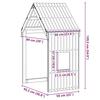 VidaXL Toit de lit pour enfants blanc 60x99x139,5cm bois de pin massif, toit de lit, baldaquin de lit pour enfant, toit pour 846889