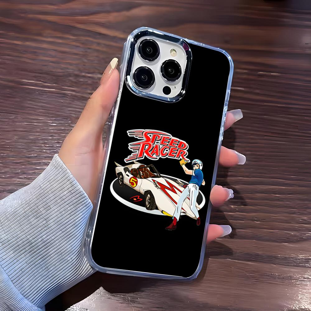 

Speed Racer Phone Case For IPhone 17 Pro Max 16 15 14 Pro Max IPhone 13 Pro Max 11 Plus Transparent Cover iPhone 13