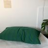 Pure Cotton Pillow Set: Includes Single 48x74cm Pillowcase, Pair of Pillow Inserts, Liner, and Cover.