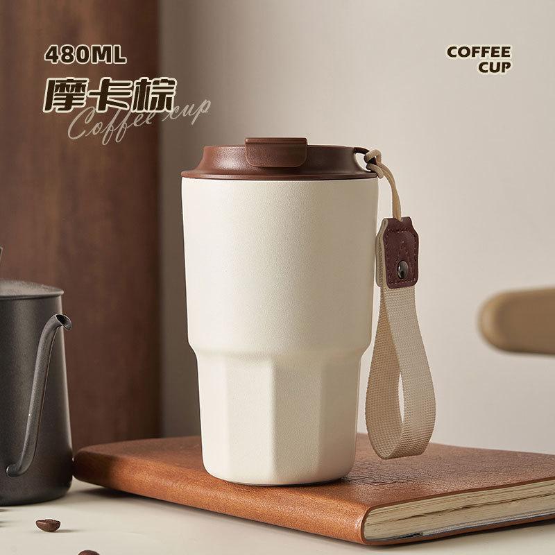 Water bottle111 stainless steel coffee cup high value girl accompanying portable thermos cup premium gift water cup